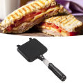 Sandwich Maker Pan, Hot Sandwich Maker Double Sided Detachable for Picnic. 