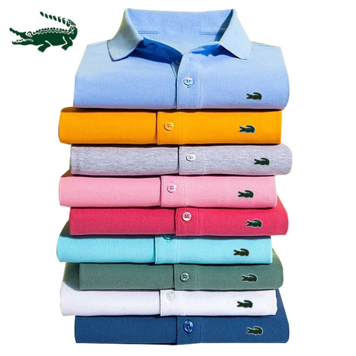 2024 High quality men's cotton embroidered polo shirt summer new high-end business casual Lapel short sleeve T-shirt top S-6XL