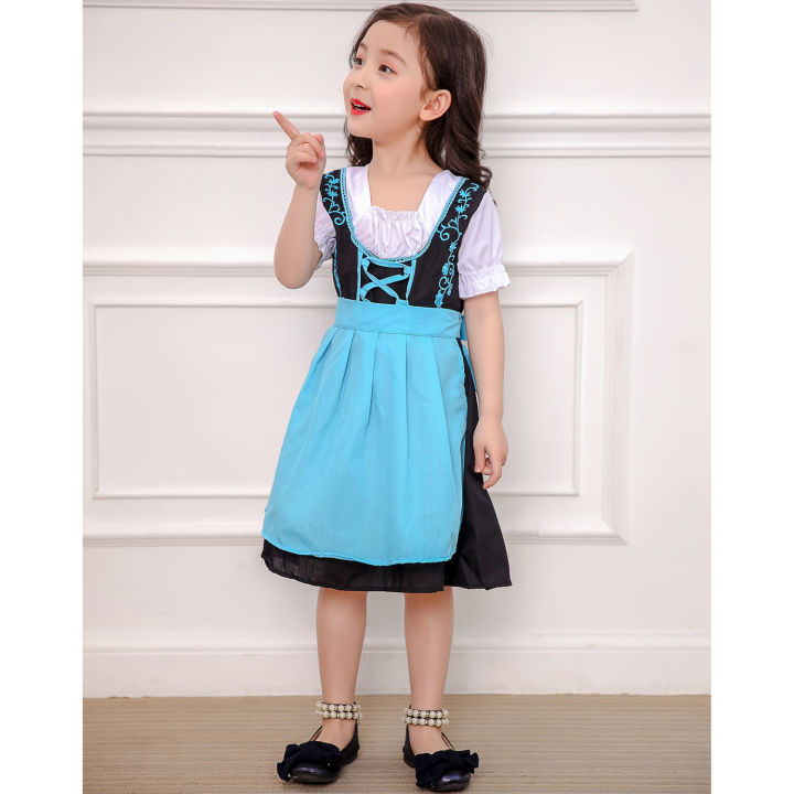 DSstyles%20Kids%20Girls%20Oktoberfest%20Costume%20Traditional%20Bavarian%20German%20Dirndl%20Dress%20Little%20Girl%20Stage%20Performance%20Costume%20-%20Image%207