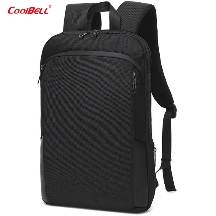 COOLBELL New Men's Business Laptop Backpack Expandable Travel Commuter Backpack Slim Laptop Bag