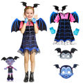 Disney Vampirina Cosplay Dress Girl Kids Princess Dress Up Christmas Halloween Costume Children Carnival Party Disguise Vampire.