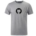 new cotton short-sleeved T-shirt github octopus cat open source programmer programming geek GEEK t shirt men.