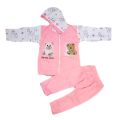 0-9 months 1 set Exclusive winter baby wear. Multicolor Cotton High Quality Printed Hoodie and Pant for Baby Sweaters & Cardigans. 