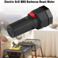 Baecue Rotisserie Motor Electric BBQ Grill Rotary Motor ( ed) Roast Bracket Accessories ,Black.