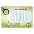 Toyota Air Filter for Toyota Axio/ Noah/ Voxy/ Allion/ Premio/ Fielder (2ZR-FE) (High Performance Eco Type, Part#17801-21050) - White. 