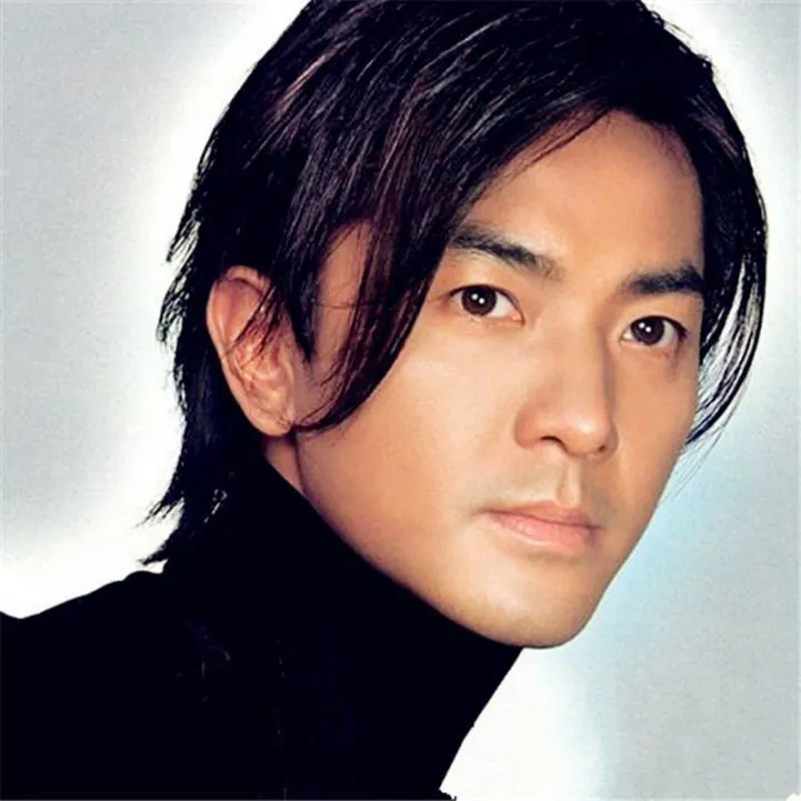 Zheng%20Yijian%20Same%20Wig%20Center-Parted%20Bangs%20Fashion%20Non-Mainstream%20Personality%20Men's%20Medium%20and%20Long%20Hair%20Performance%20Full-Head%20Wig%20-%20Image%205