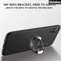 Phone case For Motorola Moto Edge 50 Fusion Back cover Finger Metal Ring Kickstand Car Holder Matte Soft Silicone Cover For Moto Edge 50 Fusion Cover cases(Moto Edge 50 Fusion 5G).