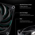 120/140mm Cooling Fan PC Case Fan 4-Pin PWM Cooling Fan Silent with Hydraulic Bearing for Radiator CPU Cooler Computer Case.