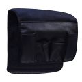 5 Pockets Home Sofa Side Couch Chair Space Saving PU Leather Remote Control Hanging Organizer Arm Rest Practical Storage Bag. 