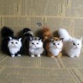 Cute Simulation Cat Plush Toys Soft stuffed Kitten Model Cat Realist Animals For kids girls Birthday Valentine's Day Gift.