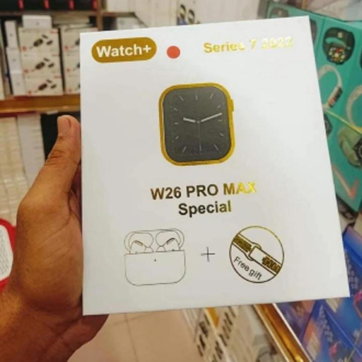 W26 Pro Max Special Smart Watch with TWS Earbuds
