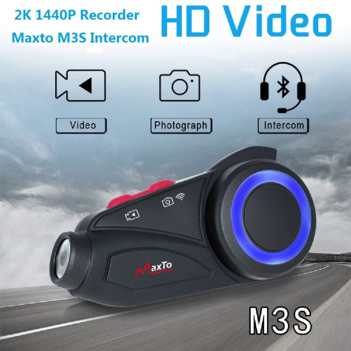 Maxto%20M3S%20Motorcycle%20Bluetooth%20Helmet%20Headset%20Intercom%20Waterproof%202K%20Sony%20Lens%20WiFi%201440P%20Video%20Recorder%20-%20Image%203