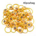 【ALLGOOD】10 / 20 / 30 / 40 Pcs Colorful Baby Hair Band Set Cartoon Rubber Band Flower Ponytail Hair Rope Star Hair Tie Women Hair Accessories. 