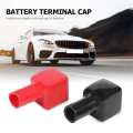 2 Pair Red+Black Car Battery Terminal Covers Insulation Caps Positive+Negative Prevent From Creeping Outward.
