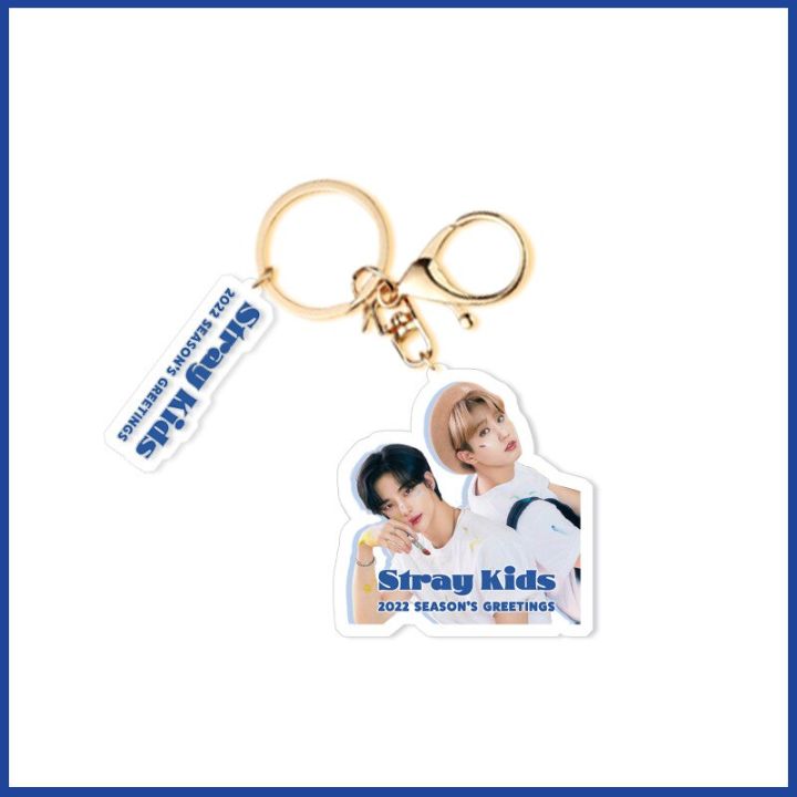 1pcs%20Kpop%20Stray%20Kids%202022%20SEASON'S%20GREETINGS%20Acrylic%20Keychain%20Straykids%20Pendant%20Key%20chain%20-%20Image%208