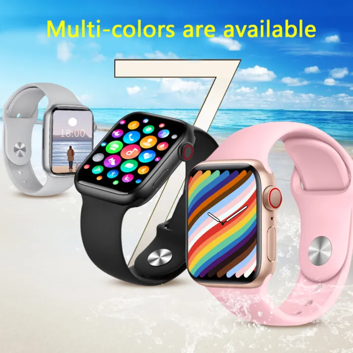 Ecocc【In stock】 T200 Plus Smart Watch 1.75inch Bluetooth Call Sport Bracelet Men Women Heart Rate Monitor Blood Pressure Fitness Tracker Smartwatch High quality plug and play
