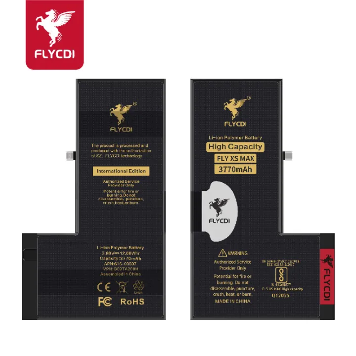 FLYCDI%203770mAh%20Phone%20Batteries%20for%20iPhone%20XS%20MAX%E2%80%94%20High%20Quality%20High%20Capacity%20Replacement%20mobile%20Battery%20-%20Image%202