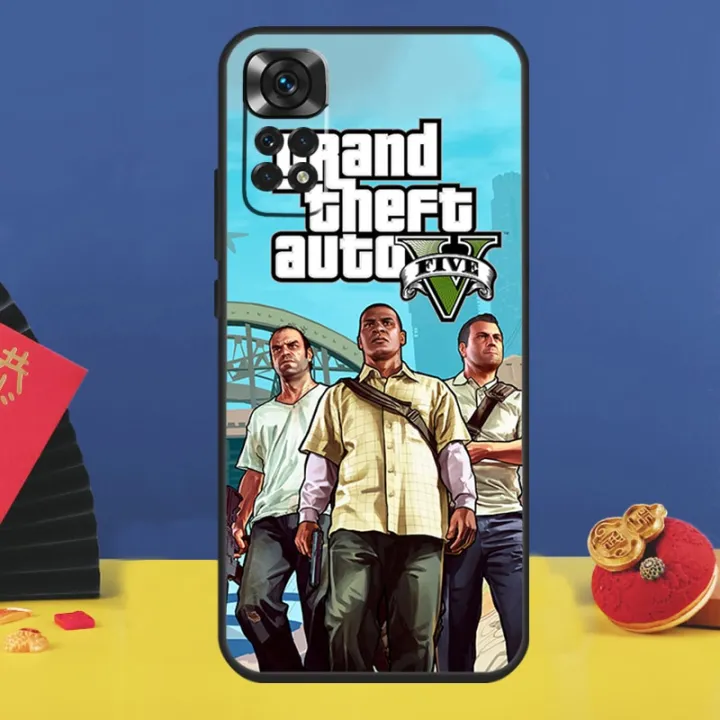 Gta%205%20Grand%20Theft%20Auto%20Case%20For%20Xiaomi%20Redmi%20Note%2011%2010%2012%208%209%20Pro%208T%209S%2010S%2011S%20Redmi%2010%2010A%2010C%209%2012C%209C%20Cover%20-%20Image%206