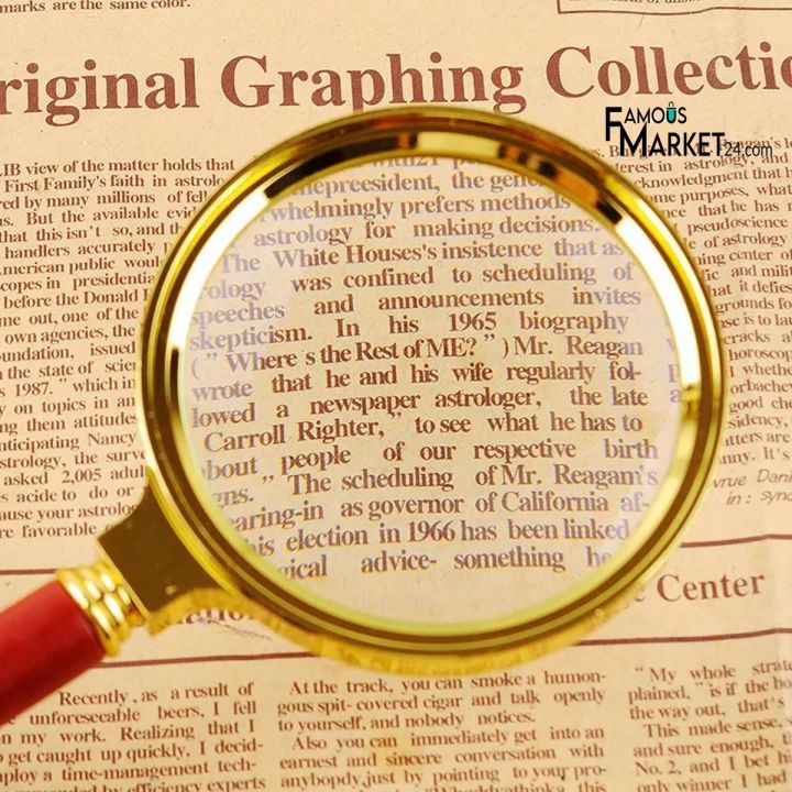 Magnifier Zoom Magnifying Glass Lens80mm