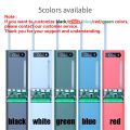 21x18650 Battery Storage Box Dual USB Charge 18650 Battery Power Bank Case Shell Charging Holder with LED Light LCD Displays.