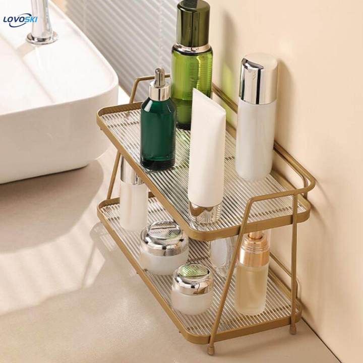 Spice%20Organizer%20Rack,%20Standing%20Storage%20Shelf,%20Multifunctional%20Double%20Layer%20Bathroom%20Organizer%20Shelf,%20Storage%20Shelf,%20for%20Bedroom%20Perfume%20Home%20-%20Image%202