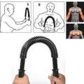 Power Twister 50 kg Flexible Strength Chest Shoulder Arm Rod Spring Exerciser Bar - Black.