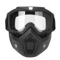Safety Goggles Mask Wind, Dust, Protective Face Adjustable & Flexible Mask Helmet Mask For Biker Bike Rider. 