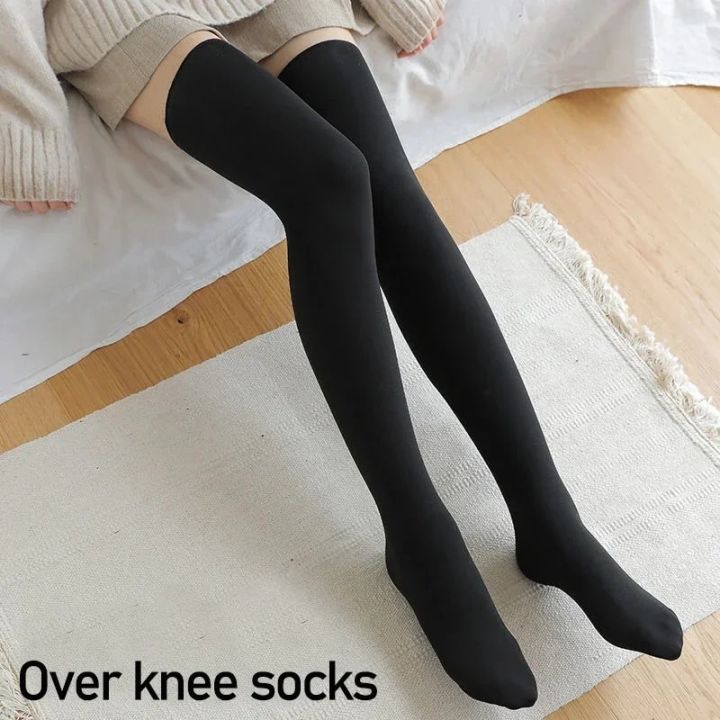 1/2Pairs%20Thickened%20Velvet%20Stockings%20Winter%20Women's%20Home%20Warmer%20Floor%20Socks%20Over%20Knee%20Sox%20Solid%20Colors%20Snow%20Boots%20Heat%20Hosiery%20-%20Image%207