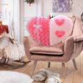 Cute Throw Pillow Heart Shaped Cushions Throw Home Decor Decorative Pillow for Wedding Bedroom. 