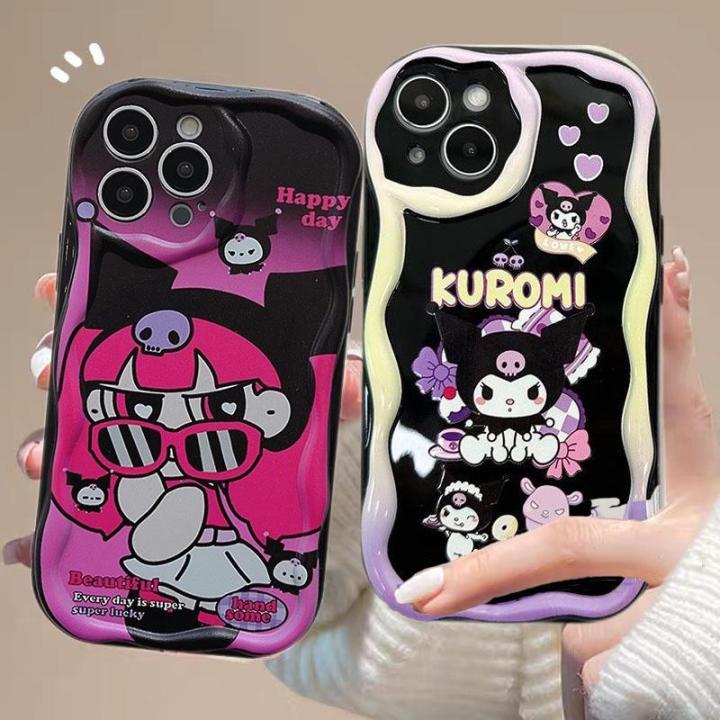 Phone%20Case%20For%20Iphone%2011%2012%2013%2014%2015%20Pro%20Max%207%208%20Plus%207Plus%20XR%20Cover%20Cinnamoroll%20Melody%203D%20Wavy%20Curved%20Edge%20Luck%20Melody%20Hey%20Kuromi%20Cute%20Soft%20Casing%20Cartoon%20Full%20Protection%20Silicone%20TPU%20Shockproof%20Camera%20Protective%20-%20Image%202