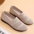 【Fast and Reliable Shipping】 New spring women's cloth shoes wholesale fashion casual women's shoes flying breathable shoes women's slip-on women's shoes. 