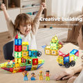 Romboss Magnetic Designer Construction Set Plastic Magnetic Sheet Construction Building Puzzle Boys Girls Children Toys Gifts. 