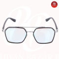 Anti-reflective Blue light and radiation proof UV400 Squre shape sunglass for man - Sun Glass.