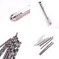 Mini Micro Aluminum Hand Drill With Keyless Chuck +10x Twist Drills Rotary Tools Encounter. 