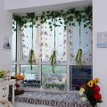 100*80cm Strawberry/Butterfly Pattern Curtain Flower Tulle Finished Product Quality Window Screens Curtain Home Decoration. 