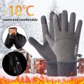 Men's Gloves Winter Waterproof Windproof Sports Fishing Touchscreen Driving Motorcycle Ski Non-slip Warm Cycling Women Gloves.