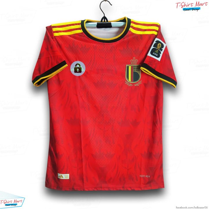 Belgium World Cup Jersey 2026/2027 Thai Premium Football Jersey For Men - Half Sleeve - Belgium Jersey 2026