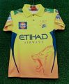 Chennai Super Kings jersey cricket Jersey Short Sleep Jersey Premium Quality Jersey Collar Jersey New Jersey 2025.