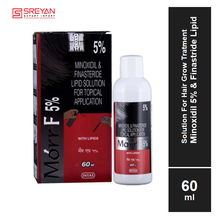 Morr F 5% Minoxidil & Finastride Lipid Solution For Topical Application - 60ml