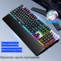 AULA F2058 Mechanical Gaming Keyboard esports game macro programming keyboard Wired Mixed Backlight Keyboard for Game Laptop PC. 