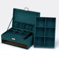Multi-layer flannel jewelry box, drawer storage box, ring earrings, jewelry box, large capacity storage jewelry box, wholesale. 