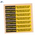 Fitness Equipment Caution Stickers Decals Warning Stickers for Indoor Gym Strength Training Workout. 