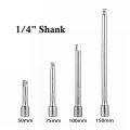 Hand Tool Wrench Long Shaft Improved Extender 1/4" Shank Drive Ratchet Socket Extension Bar.