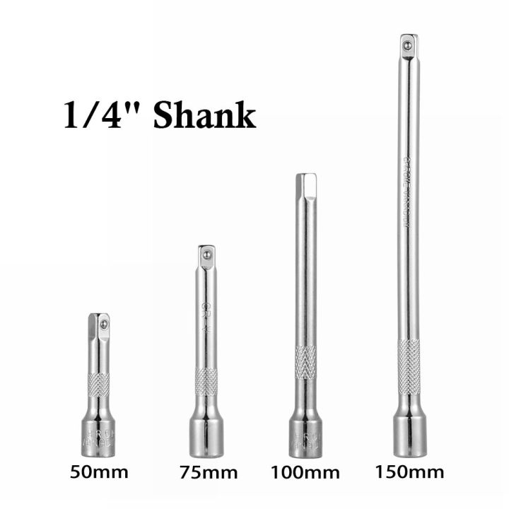 Hand%20Tool%20Wrench%20Long%20Shaft%20Improved%20Extender%201/4"%20Shank%20Drive%20Ratchet%20Socket%20Extension%20Bar%20-%20Image%202