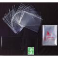 100pcs Philately Stamp Sleeves Protective Transparent OPP Pocket 55mm x 45mm. 