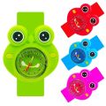 Slap Bracelet Children's Watch Cute Penguin, Crab, Turtle, Dolphin Patterns Toy Baby Birthday Gift Boys Girls Kids Watches Clock.
