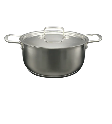 HAMKO Straight SS Saucepan with SS Lid (24 CM) IB