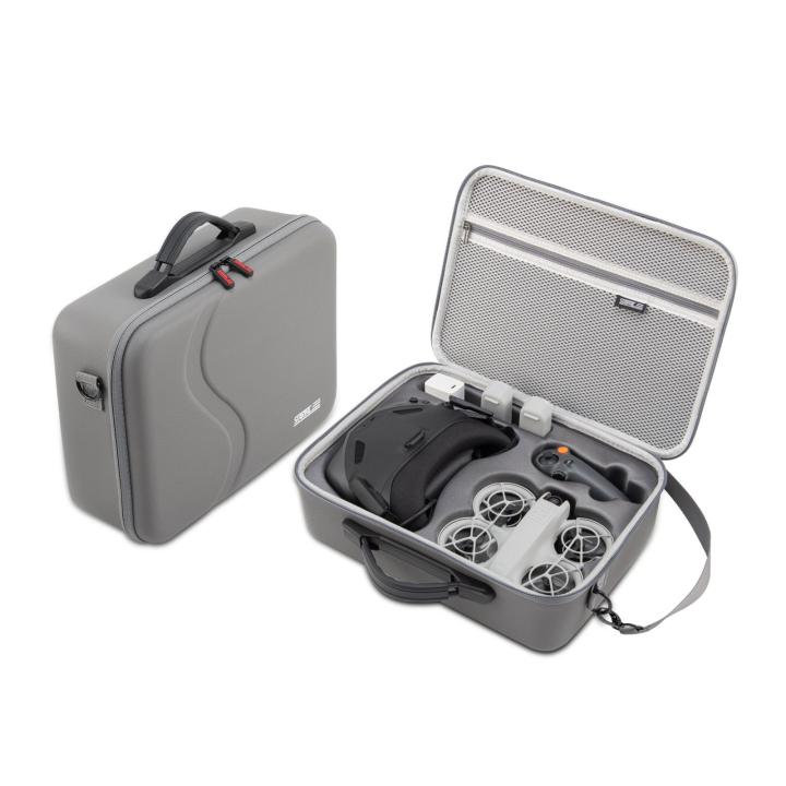 For DJI Neo STARTRC Upgraded Shoulder PU Storage Bag Handbag (Grey)