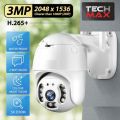 V380 C6S2X 3MP PTZ WIFI IP Camera Waterproof Outdoor Color Night Vision Two-Way Talk Camera. 