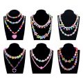 DIY Clay Beads Jewelry Making Kit for Girls Making Bracelet Necklace Jewelry Earrings Crafts Kit With Accessory.